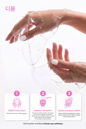 Collagen Hydrogel Face Mask (5'li Paket)